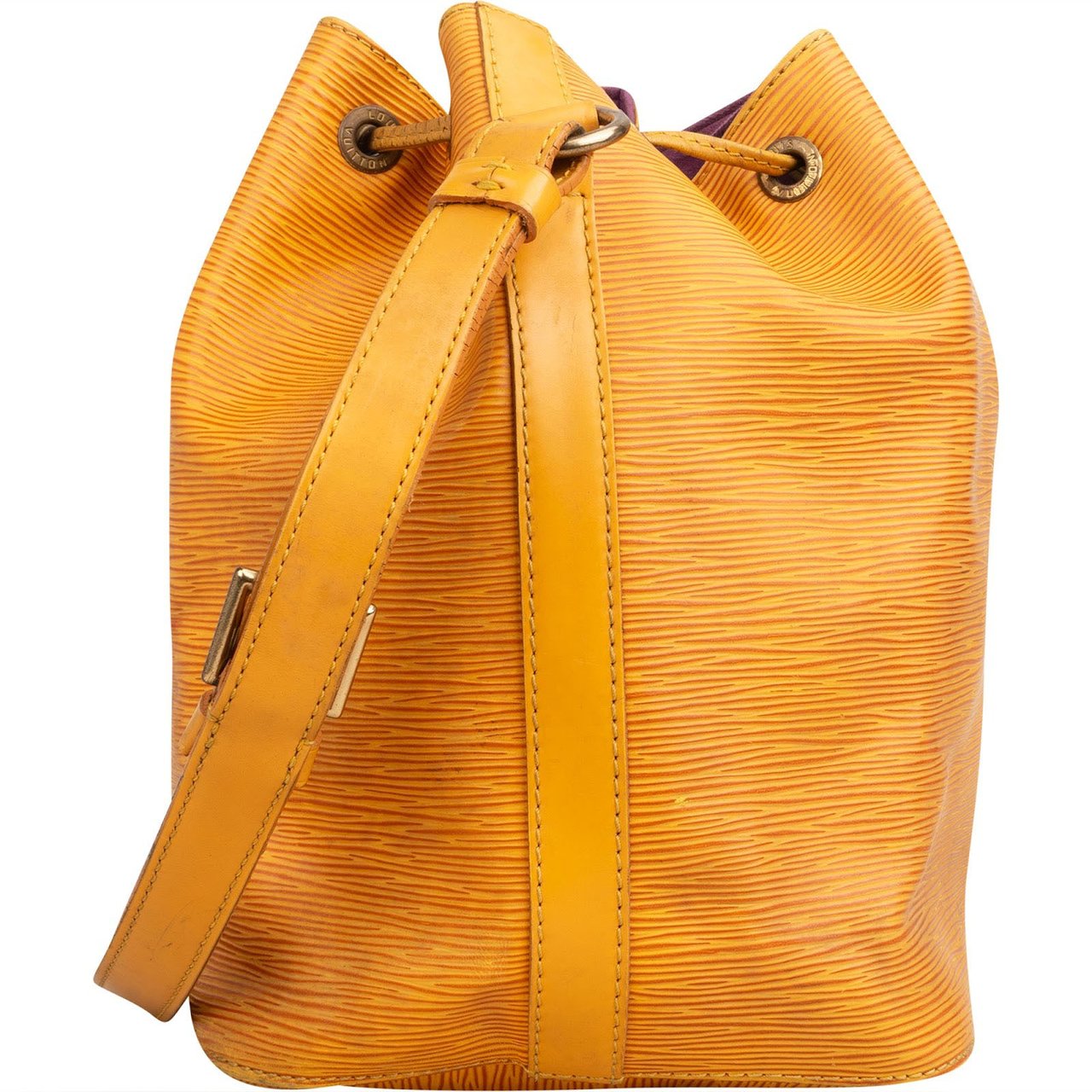 Louis Vuitton Yellow Epi Leather Sac Noé Petit Shoulder Bag Geel