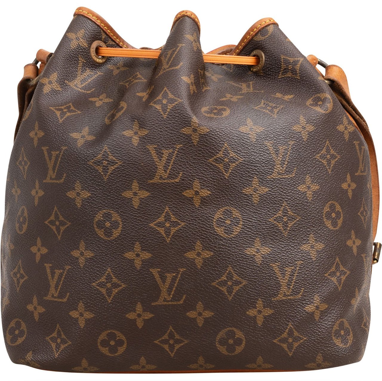 Louis Vuitton Monogram Canvas Sac Noé Petit Shoulder Bag Bruin