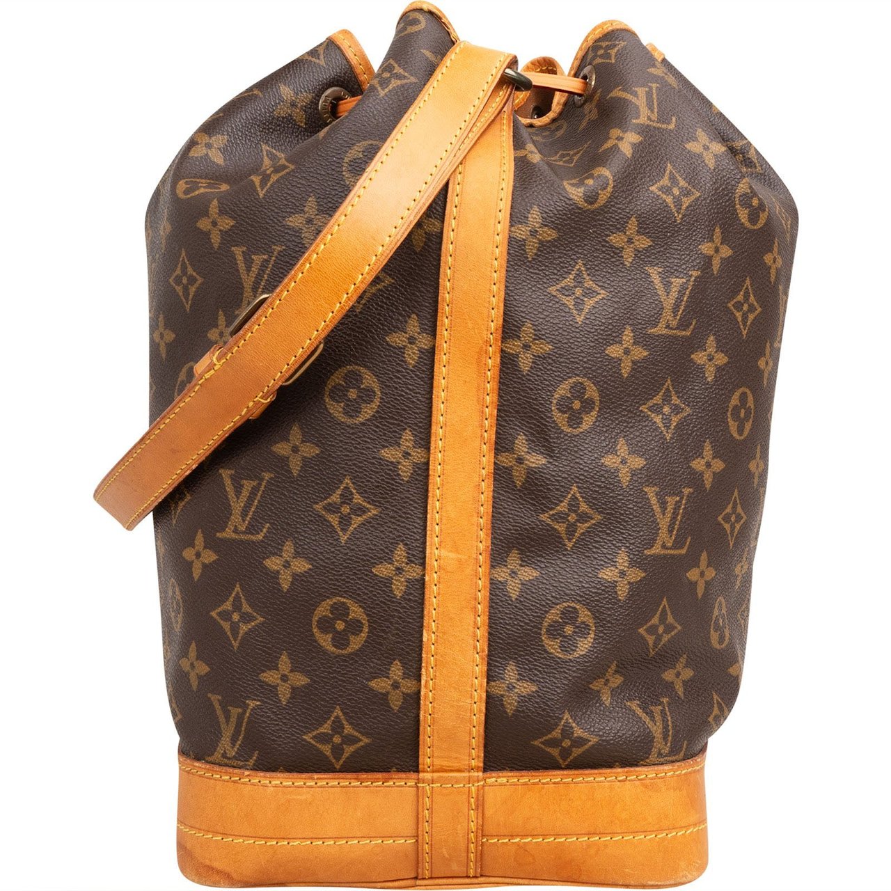Louis Vuitton Monogram Canvas Sac Noé Grande Shoulder Bag Bruin