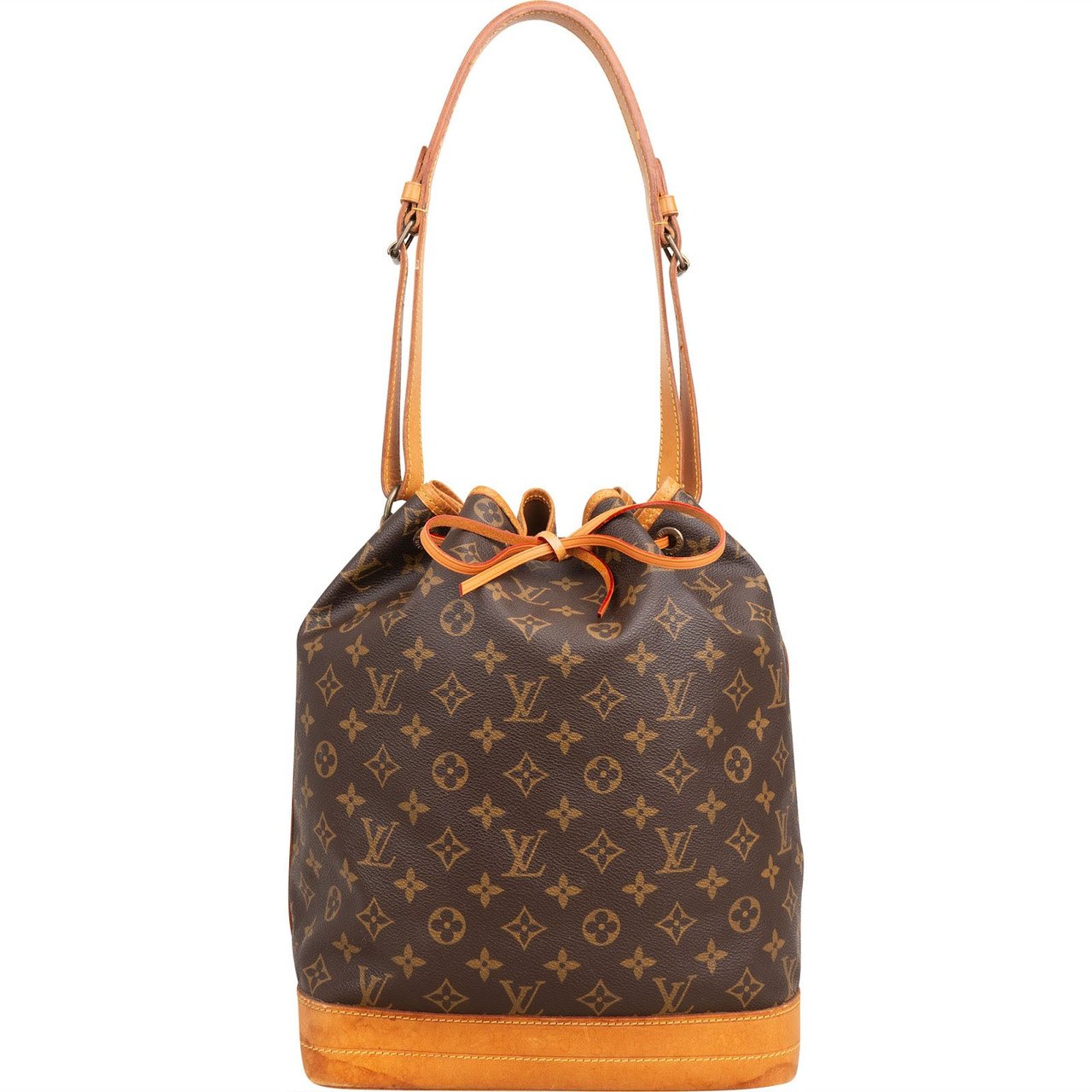 Louis Vuitton Monogram Canvas Sac Noé Grande Shoulder Bag Bruin
