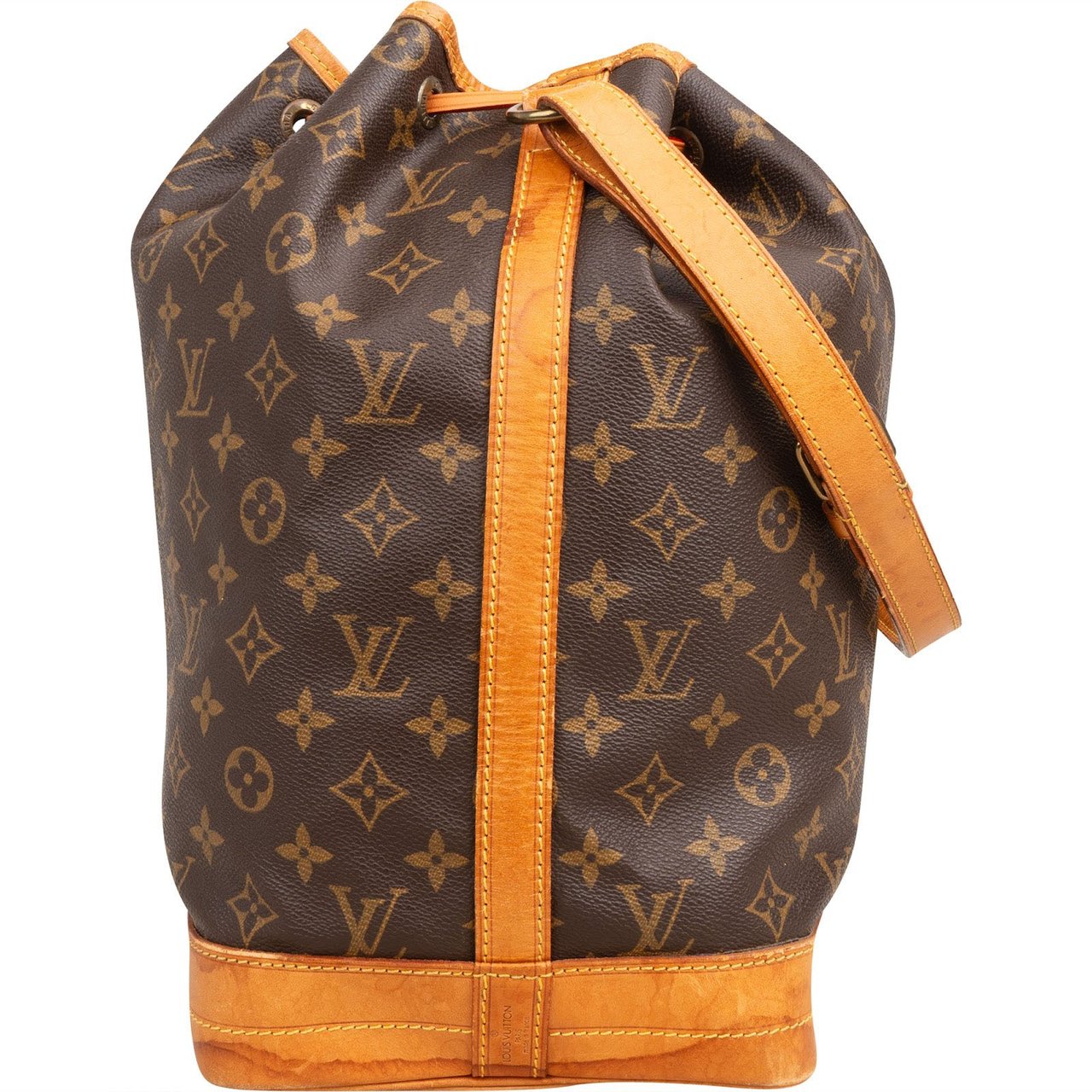 Louis Vuitton Monogram Canvas Sac Noé Grande Shoulder Bag Bruin