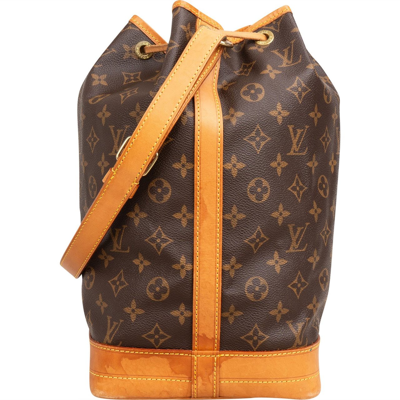 Louis Vuitton Monogram Canvas Sac Noé Grande Shoulder Bag Bruin