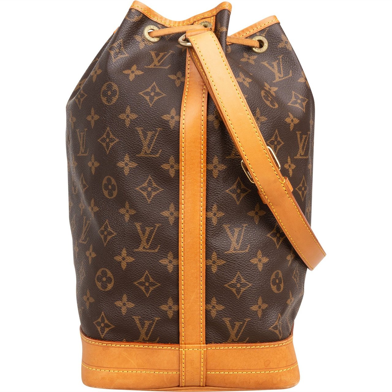 Louis Vuitton Monogram Canvas Sac Noé Grande Shoulder Bag Bruin