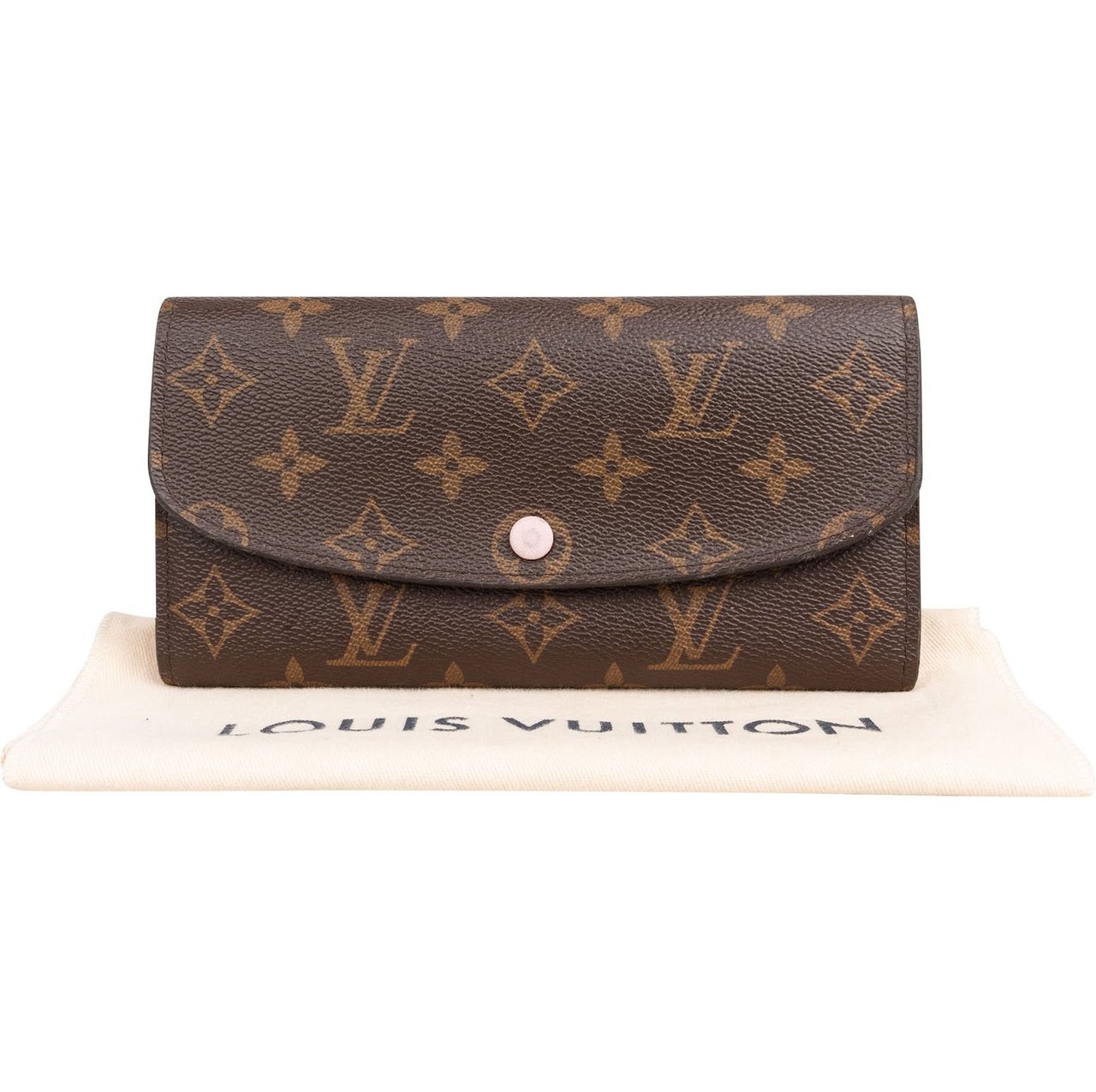 Louis Vuitton Monogram Canvas Emilie Wallet Bruin