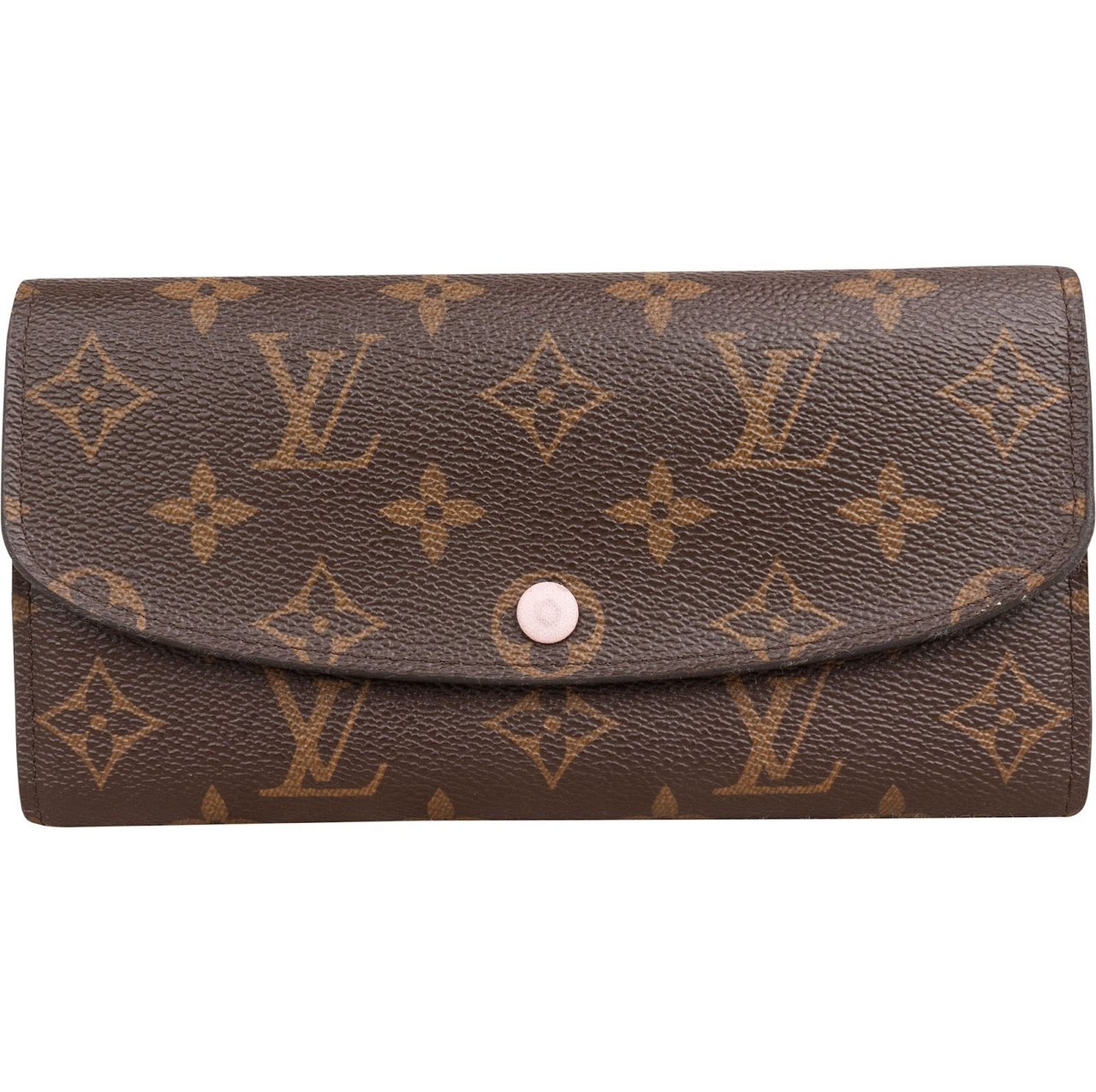 Louis Vuitton Monogram Canvas Emilie Wallet Bruin