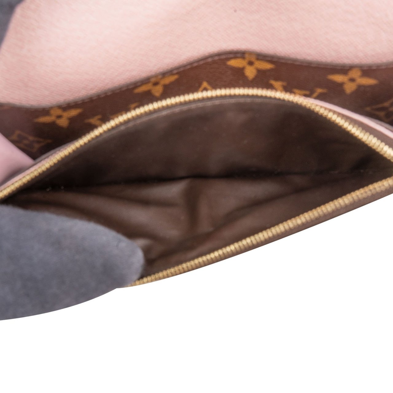 Louis Vuitton Monogram Canvas Emilie Wallet Bruin
