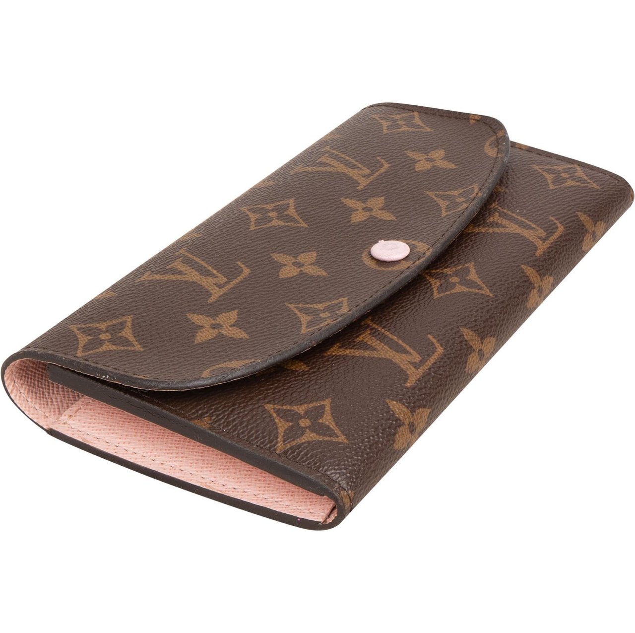 Louis Vuitton Monogram Canvas Emilie Wallet Bruin