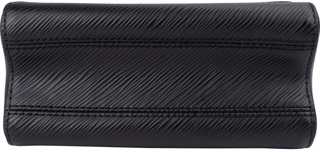 Louis Vuitton Noir Epi Leather Twist PM Crossbody Bag Zwart