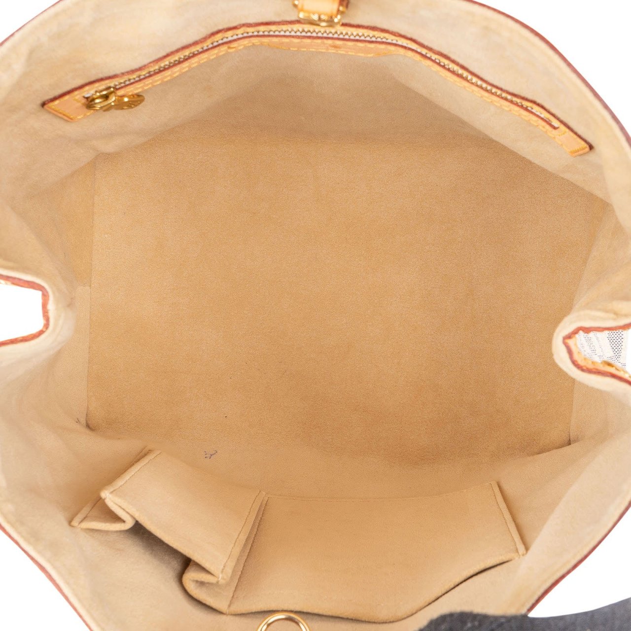 Louis Vuitton Monogram Damier Azur Canvas Hampstead PM Shoulder Bag Beige