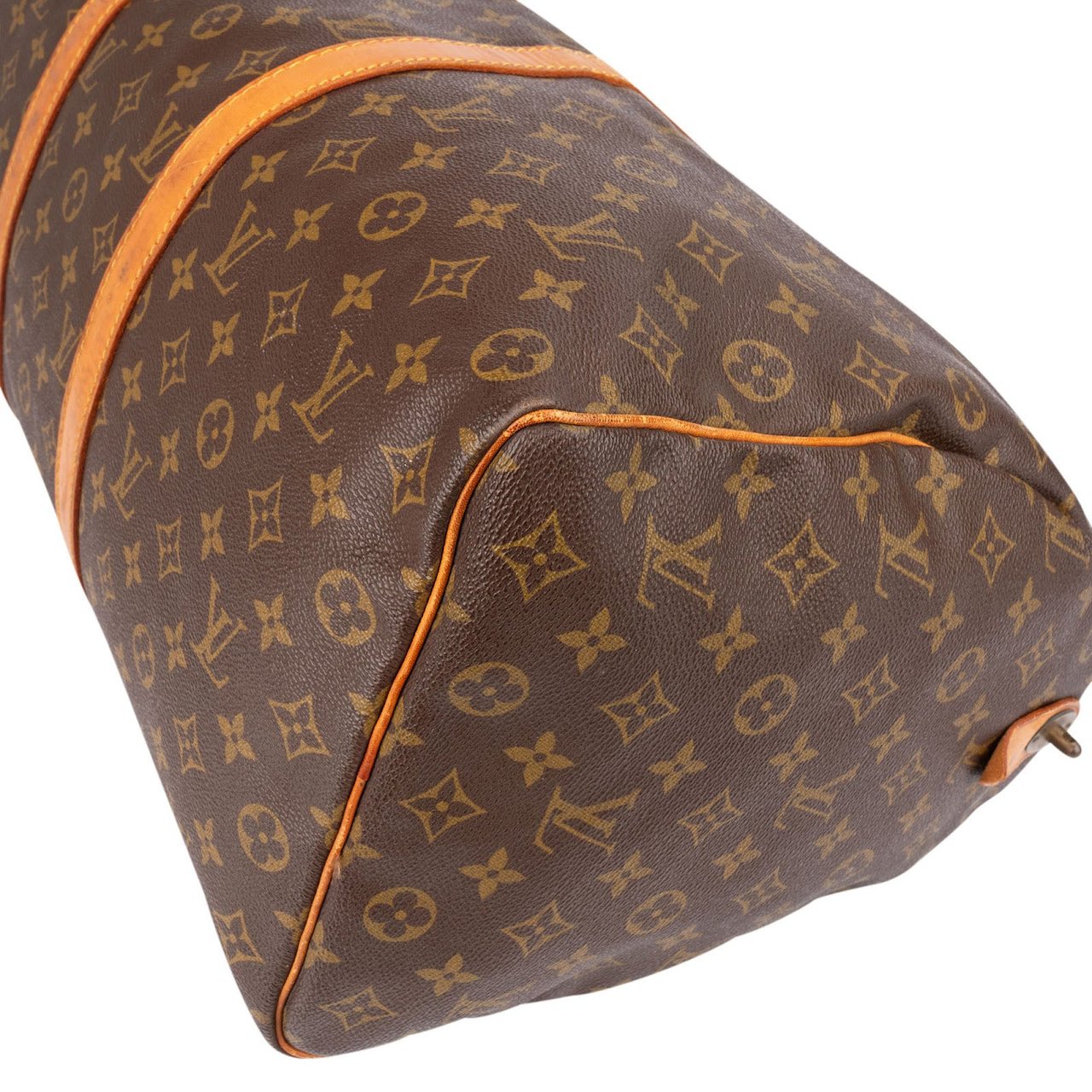 Louis Vuitton Monogram Canvas Keepall 50 Travel Bag Bruin