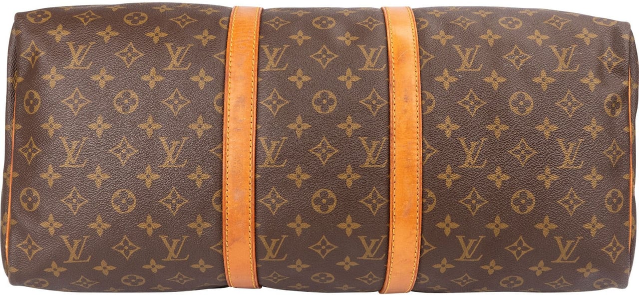 Louis Vuitton Monogram Canvas Keepall 50 Travel Bag Bruin
