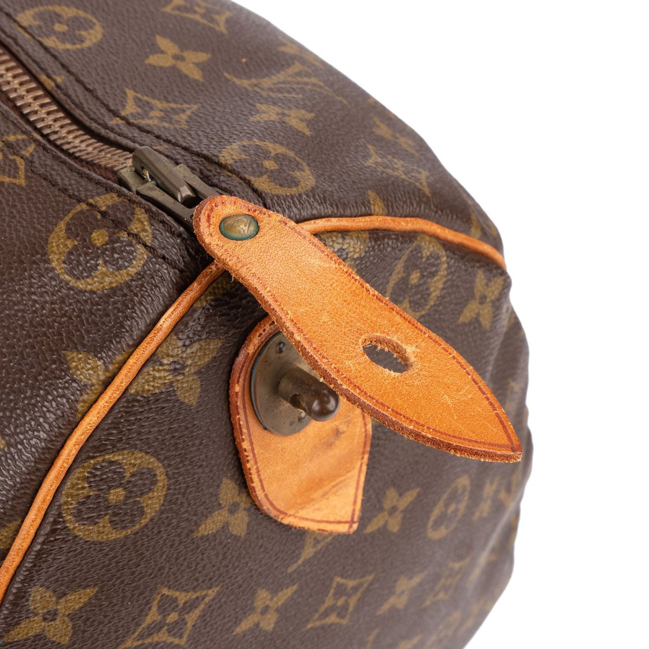 Louis Vuitton Monogram Canvas Keepall 50 Travel Bag Bruin