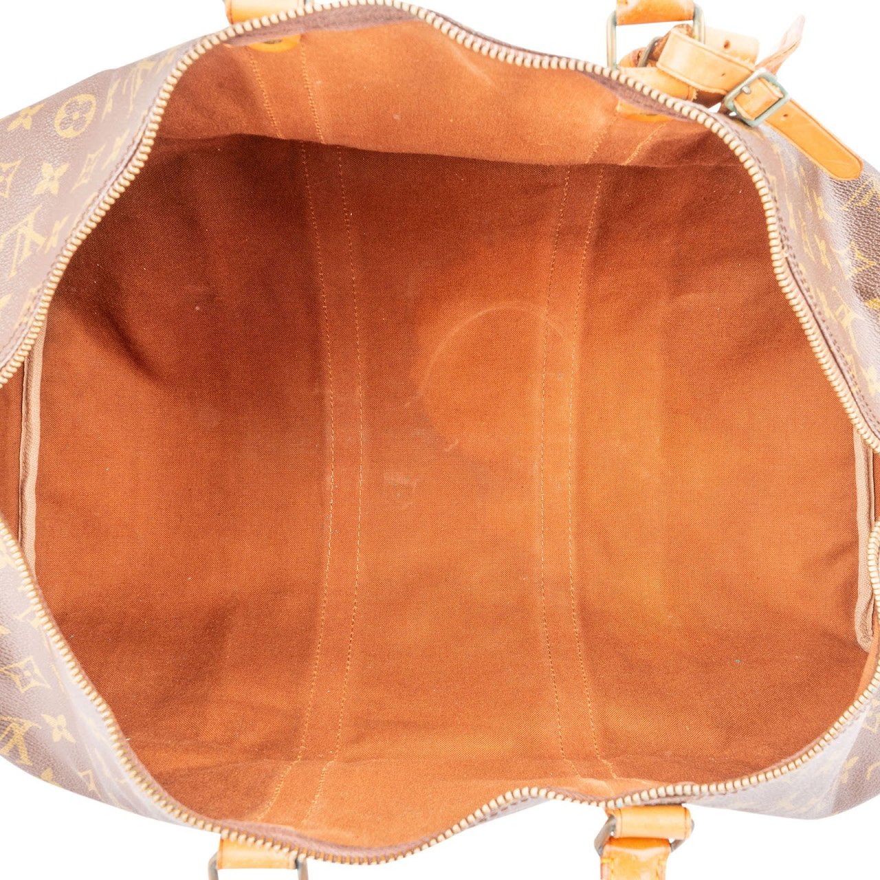 Louis Vuitton Monogram Canvas Keepall 50 Travel Bag Bruin