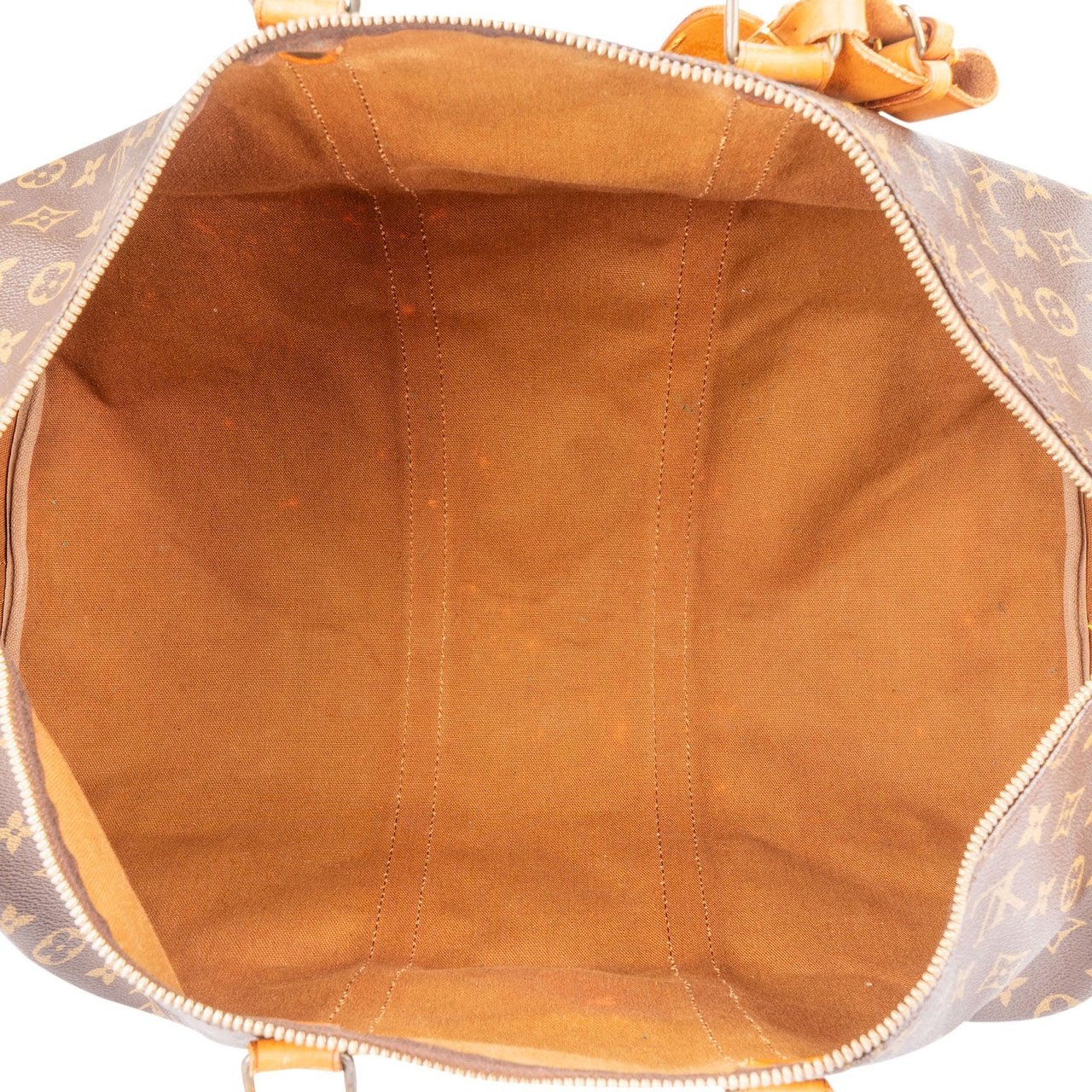 Louis Vuitton Monogram Canvas Keepall 55 Bandoulière Travel Bag Bruin
