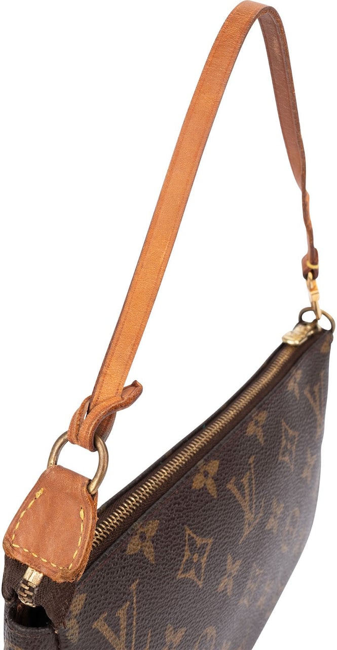 Louis Vuitton Monogram Canvas Pochette Accessoires Handbag Bruin