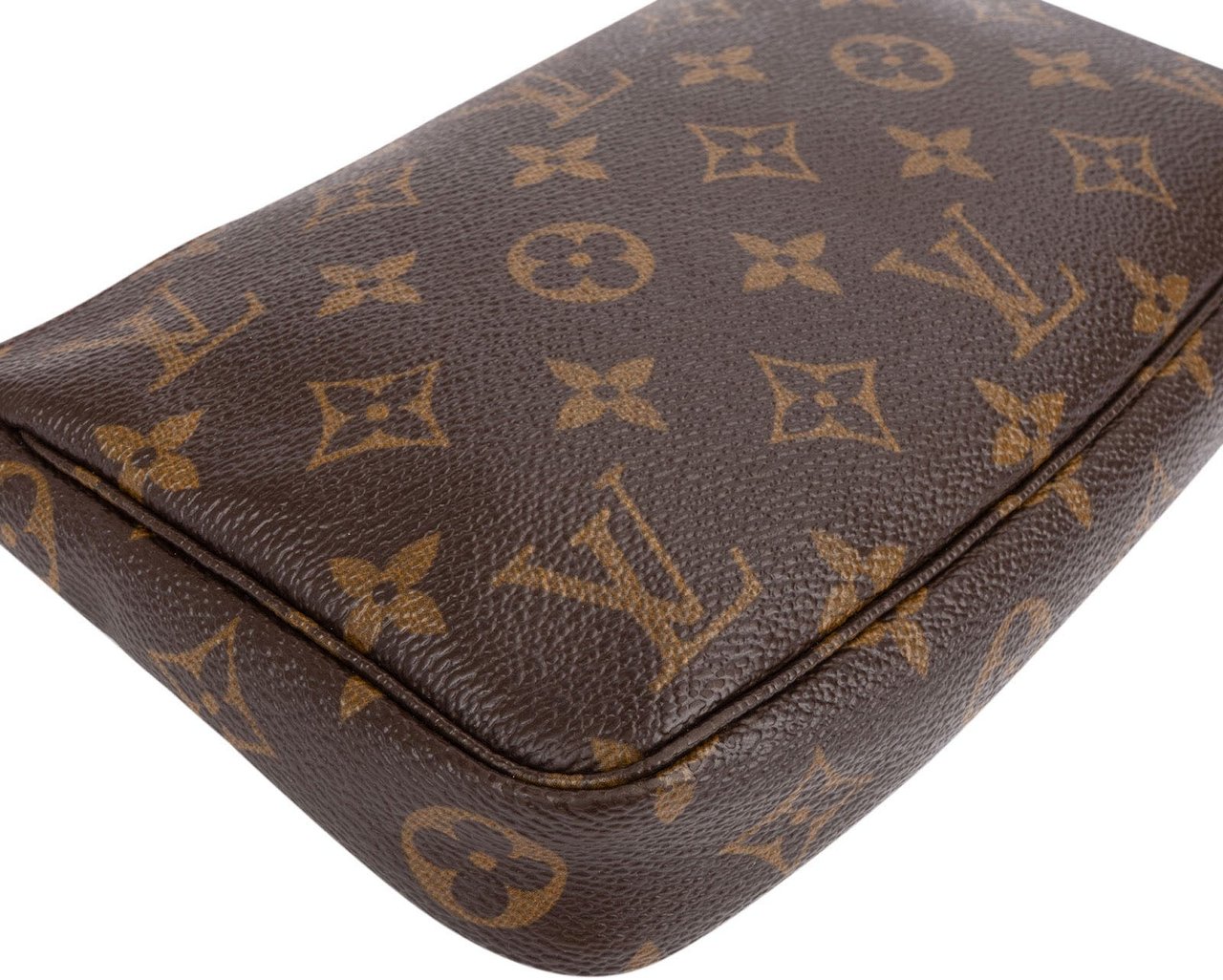 Louis Vuitton Monogram Canvas Pochette Accessoires Handbag Bruin