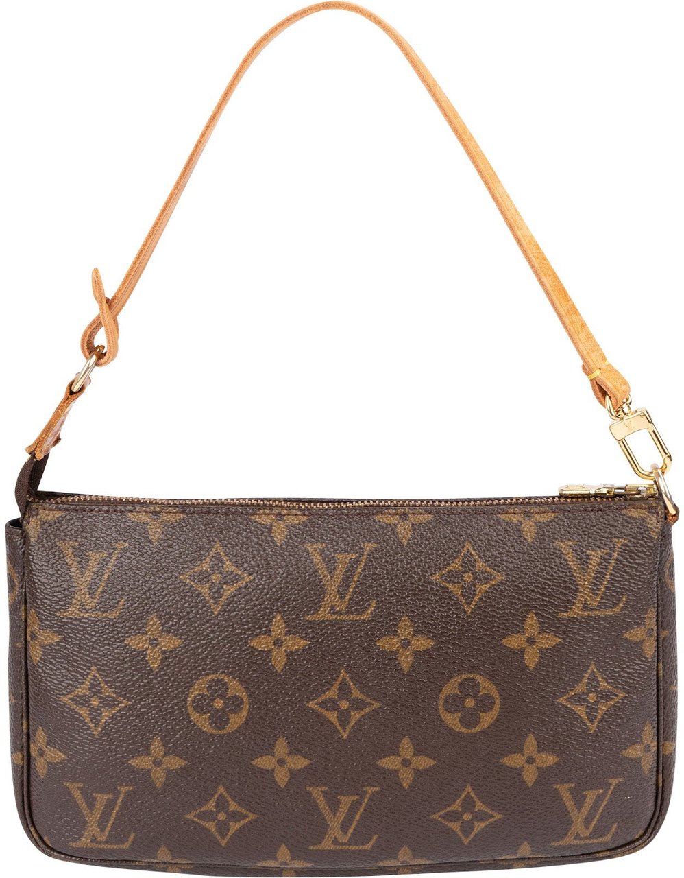 Louis Vuitton Monogram Canvas Pochette Accessoires Handbag Bruin