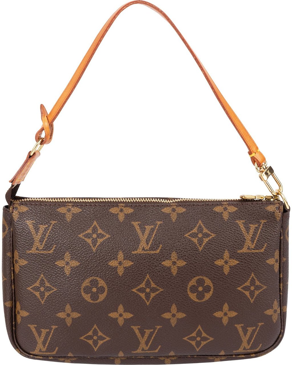 Louis Vuitton Monogram Canvas Pochette Accessoires Handbag Bruin
