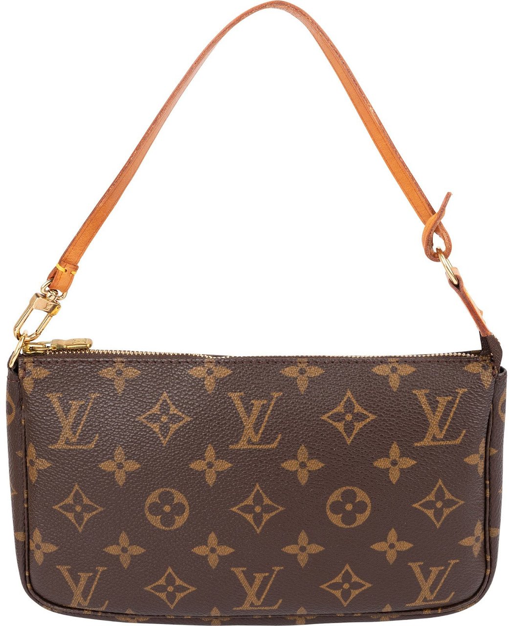 Louis Vuitton Monogram Canvas Pochette Accessoires Handbag Bruin