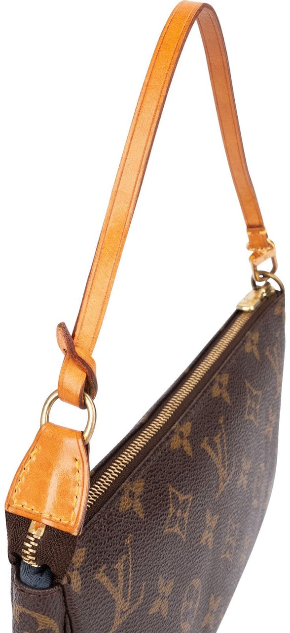 Louis Vuitton Monogram Canvas Pochette Accessoires Handbag Bruin