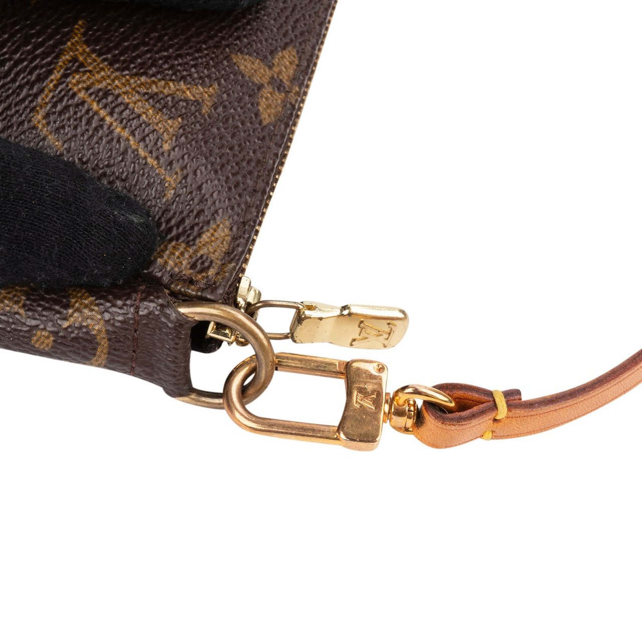 Louis Vuitton Monogram Canvas Pochette Accessoires Handbag Bruin