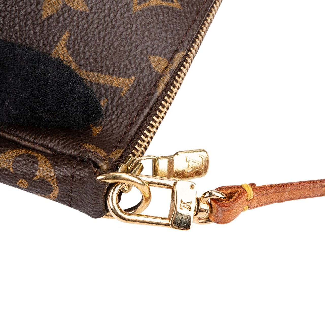 Louis Vuitton Monogram Canvas Pochette Accessoires Handbag Bruin