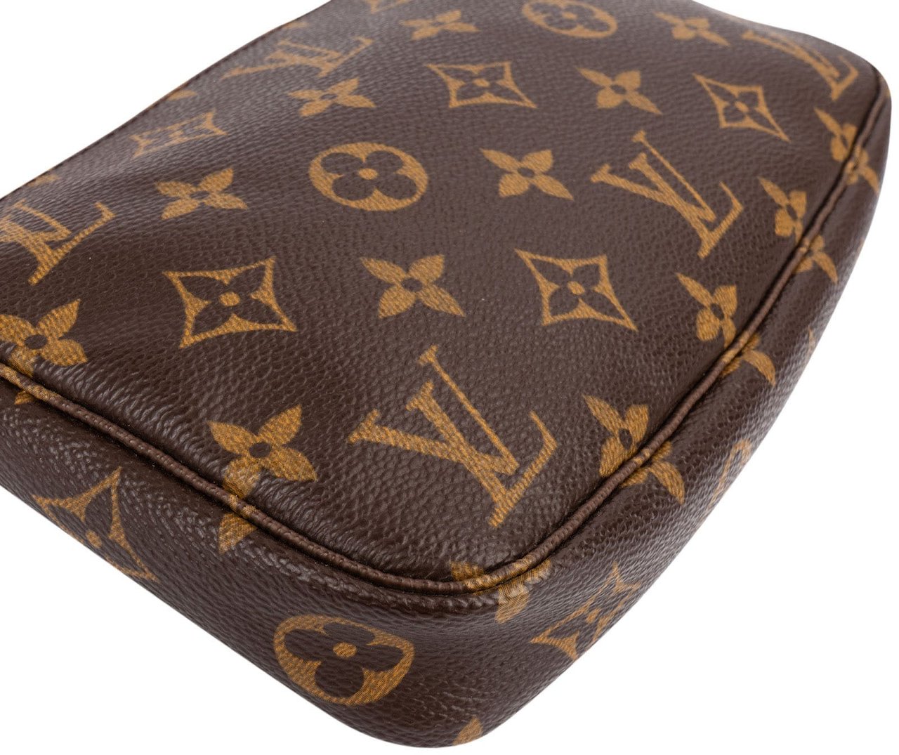 Louis Vuitton Monogram Canvas Pochette Accessoires Handbag Bruin