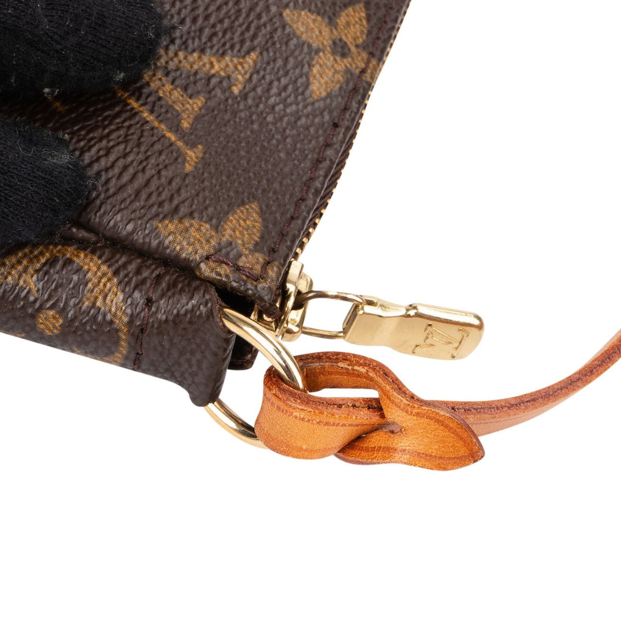 Louis Vuitton Monogram Canvas Pochette Accessoires Handbag Bruin