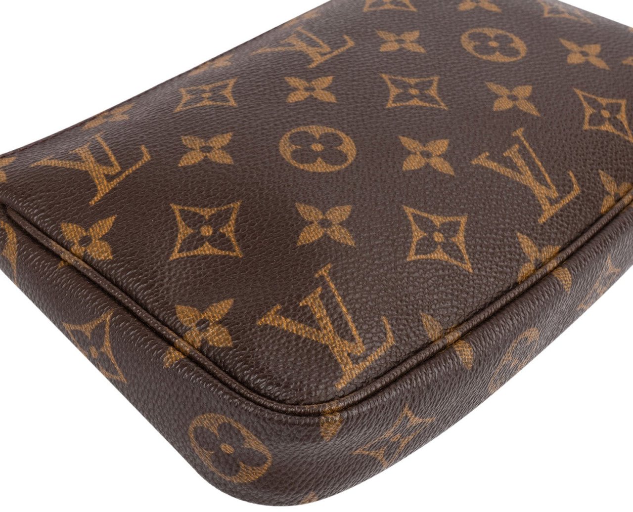 Louis Vuitton Monogram Canvas Pochette Accessoires Handbag Bruin