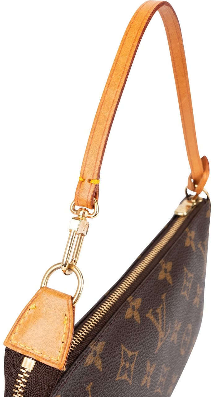 Louis Vuitton Monogram Canvas Pochette Accessoires Handbag Bruin