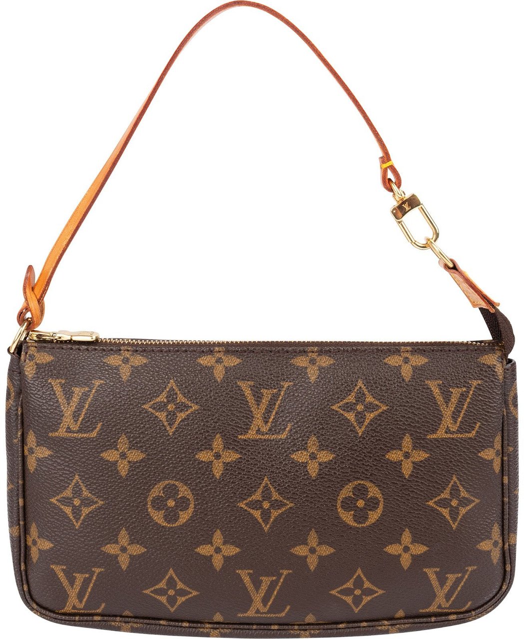 Louis Vuitton Monogram Canvas Pochette Accessoires Handbag Bruin