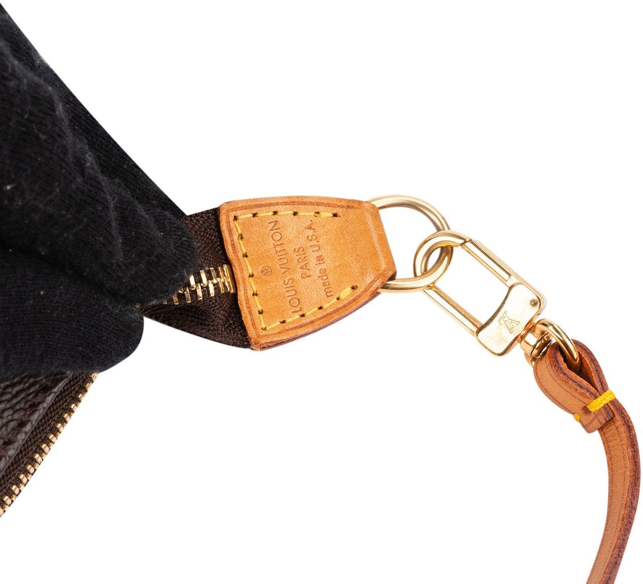 Louis Vuitton Monogram Canvas Pochette Accessoires Handbag Bruin