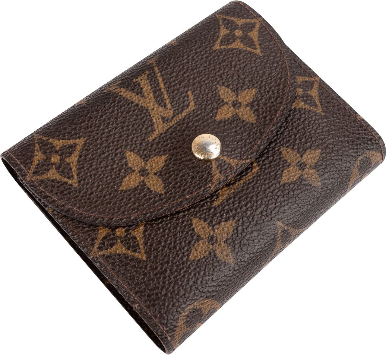 Louis Vuitton Monogram Canvas Portfeuille Mini Wallet Bruin