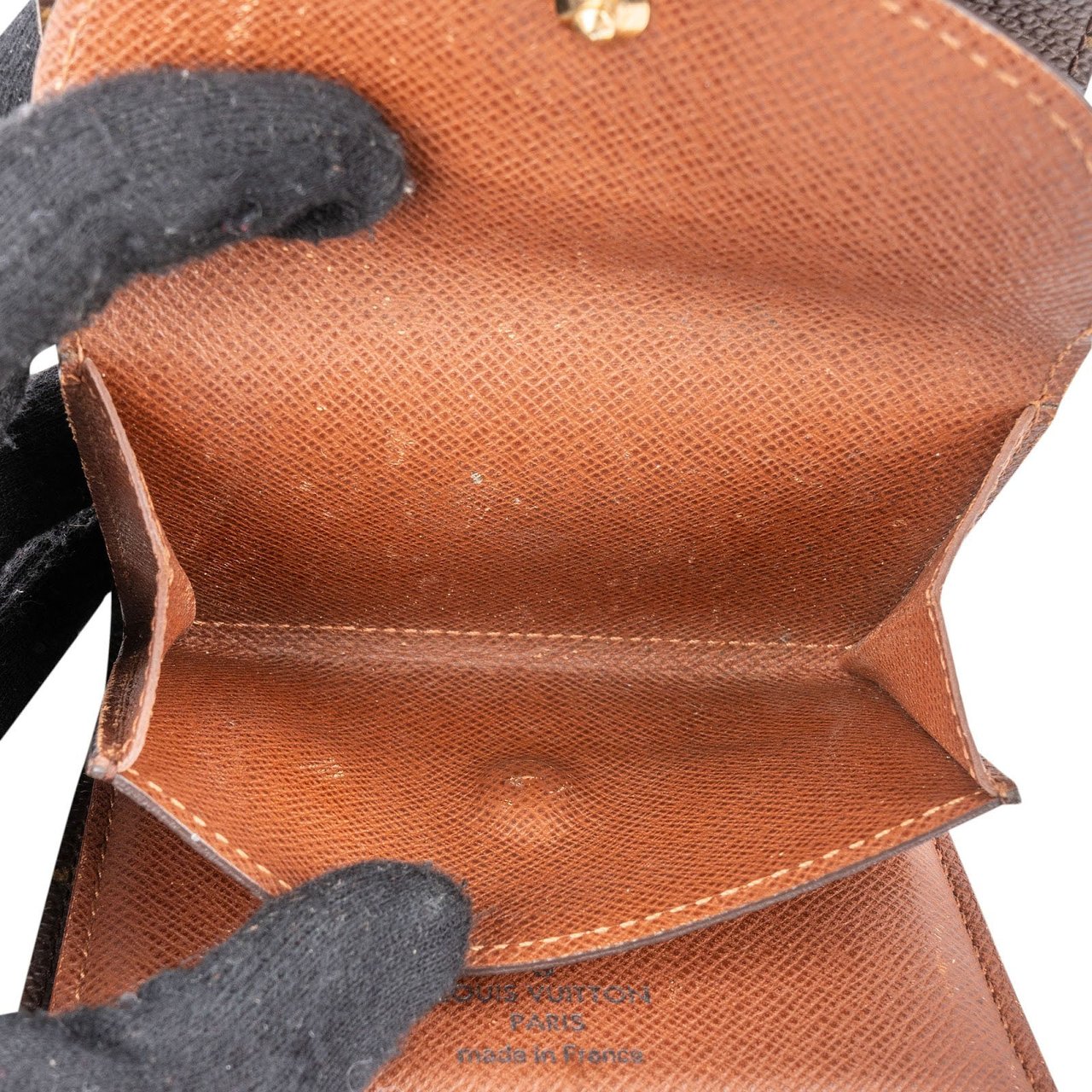 Louis Vuitton Monogram Canvas Portfeuille Mini Wallet Bruin