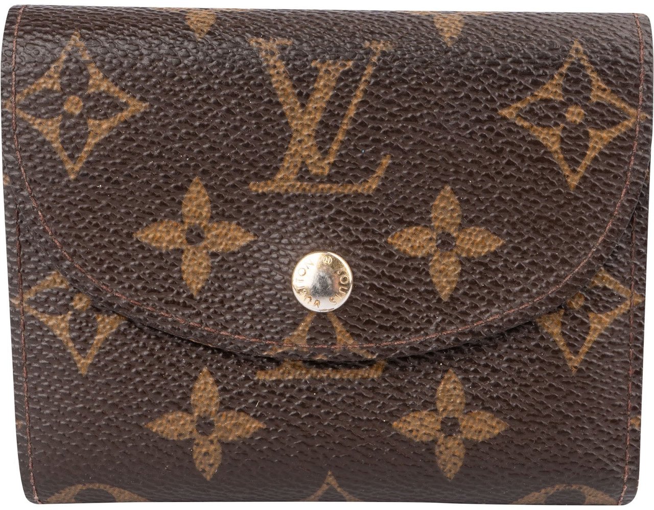 Louis Vuitton Monogram Canvas Portfeuille Mini Wallet Bruin