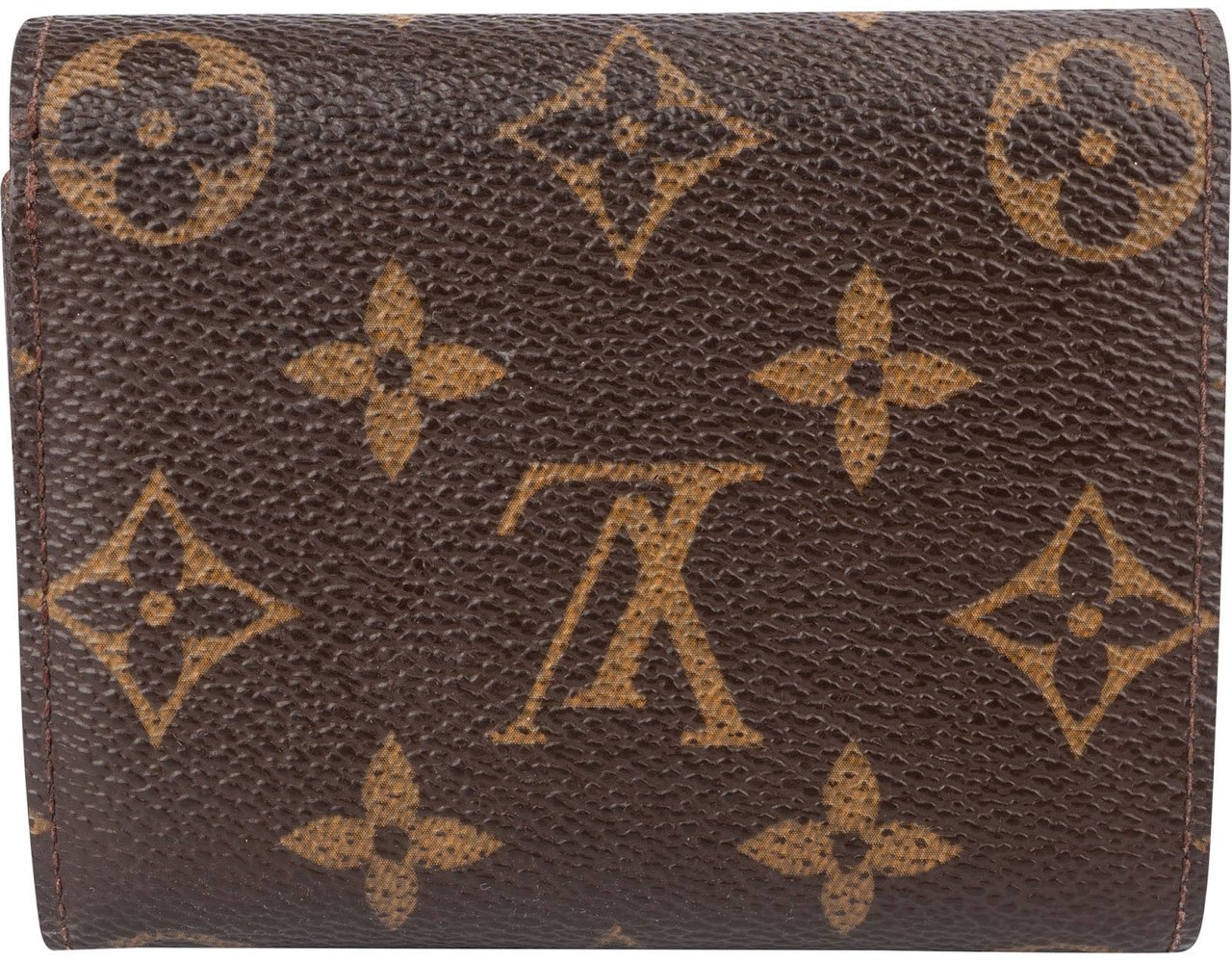 Louis Vuitton Monogram Canvas Portfeuille Mini Wallet Bruin