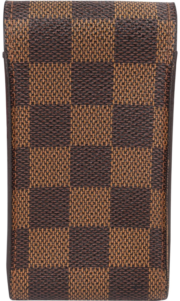 Louis Vuitton Monogram Damier Ebene Cigarette Case Etui Bruin