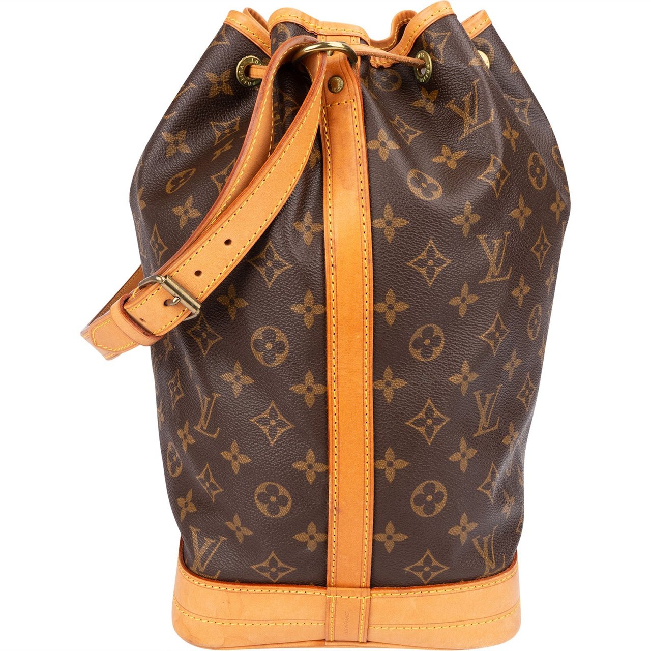 Louis Vuitton Monogram Canvas Sac Noé Grande Shoulder Bag Bruin