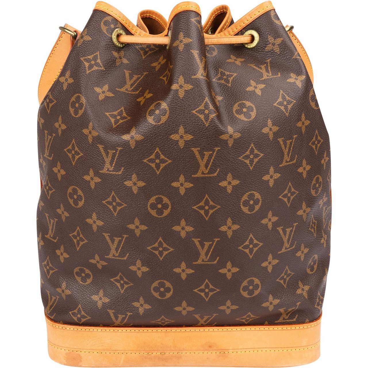 Louis Vuitton Monogram Canvas Sac Noé Grande Shoulder Bag Bruin