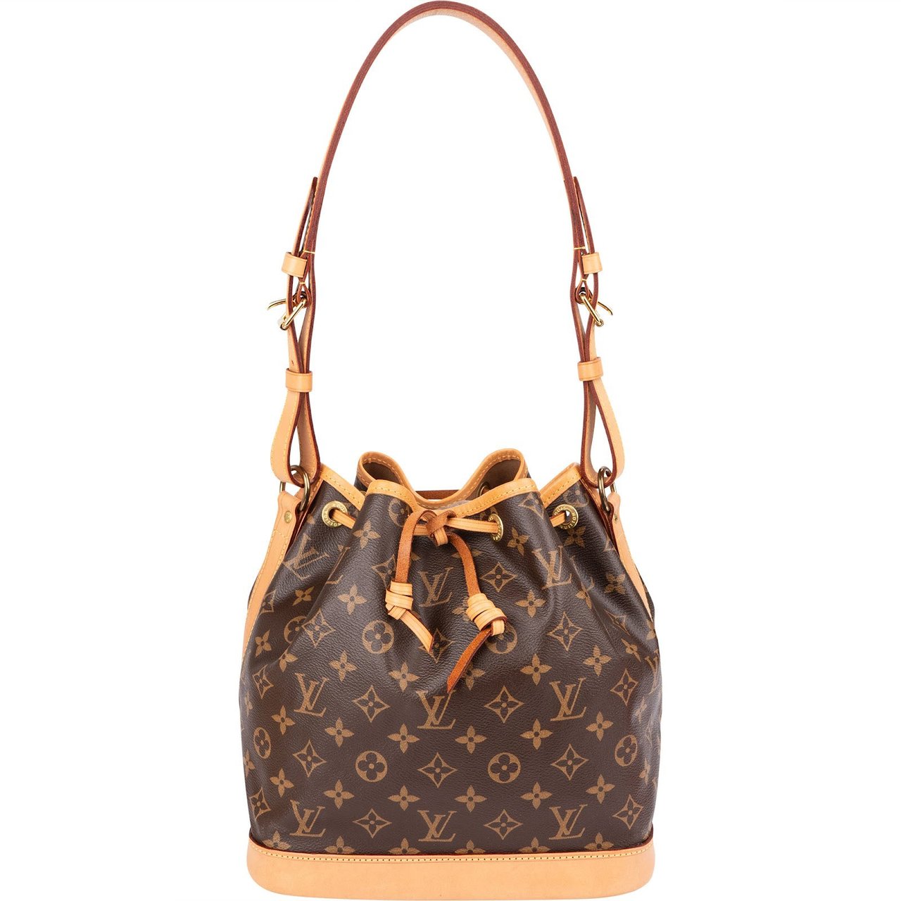 Louis Vuitton Monogram Canvas NM Sac Noé Petit Shoulder Bag Bruin