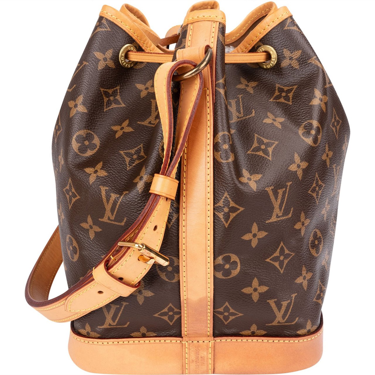 Louis Vuitton Monogram Canvas NM Sac Noé Petit Shoulder Bag Bruin