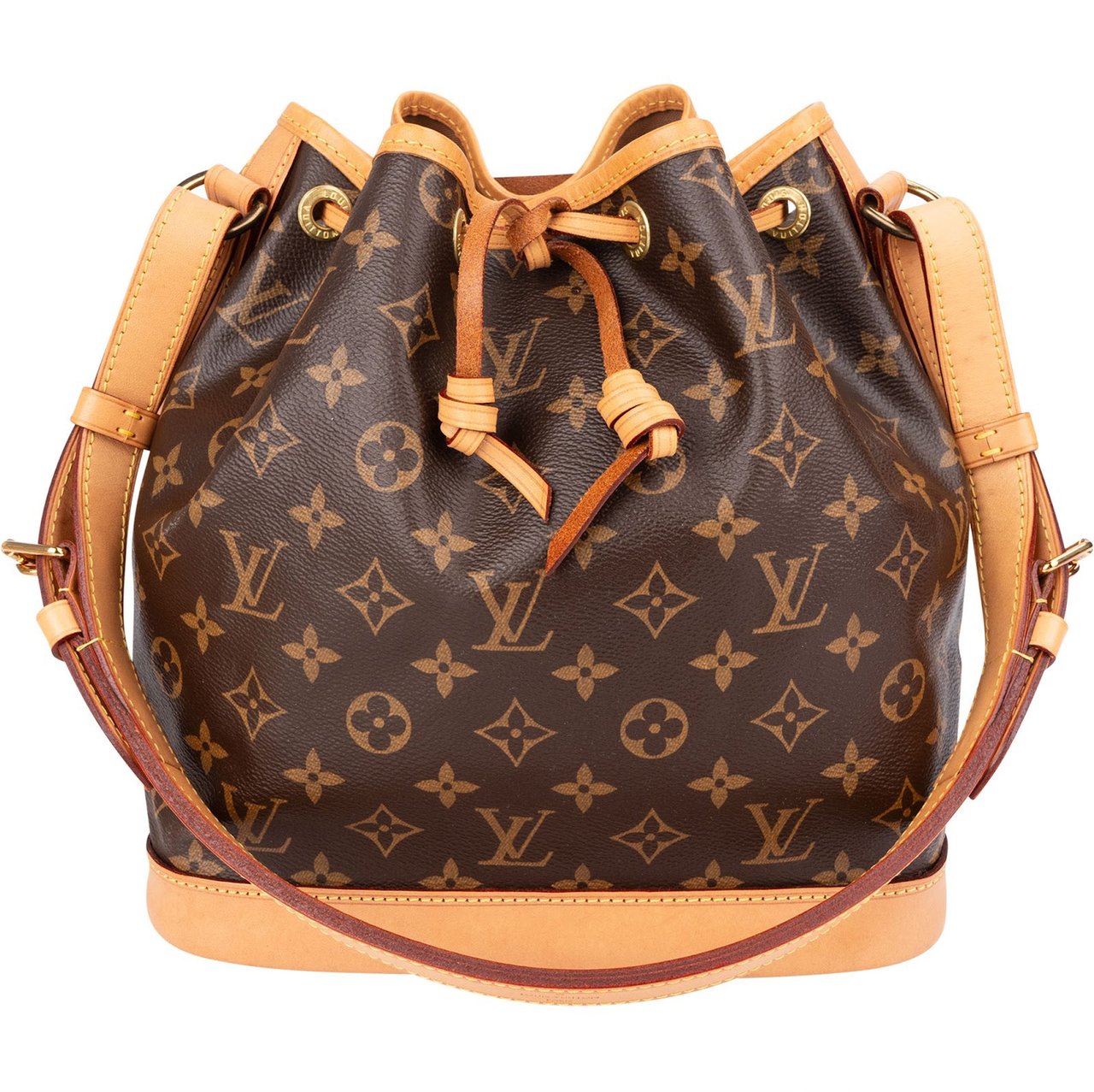 Louis Vuitton Monogram Canvas NM Sac Noé Petit Shoulder Bag Bruin