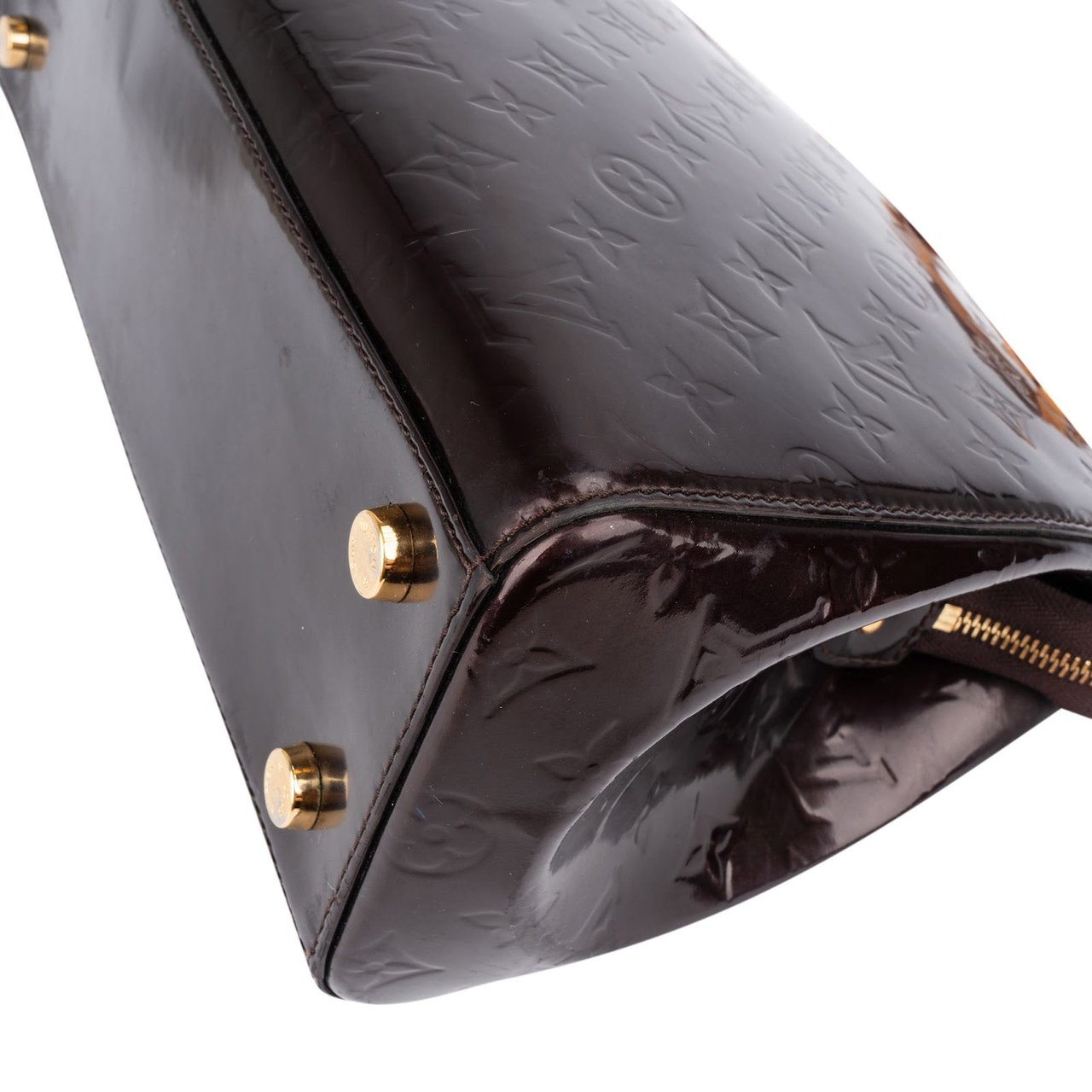 Louis Vuitton Monogram Vernis Brea MM Handbag Bruin