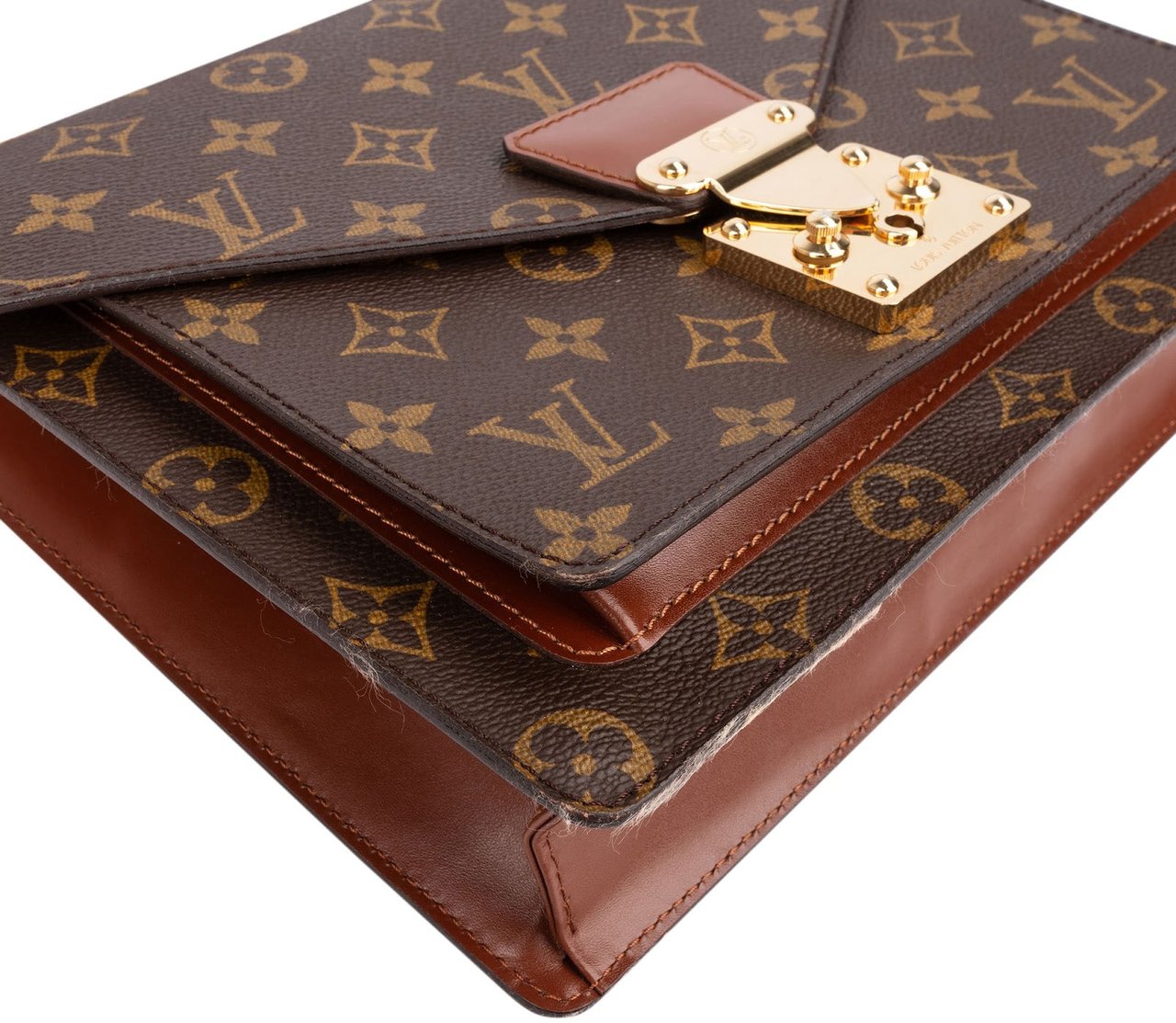 Louis Vuitton Monogram Canvas Monceau Handbag Bruin