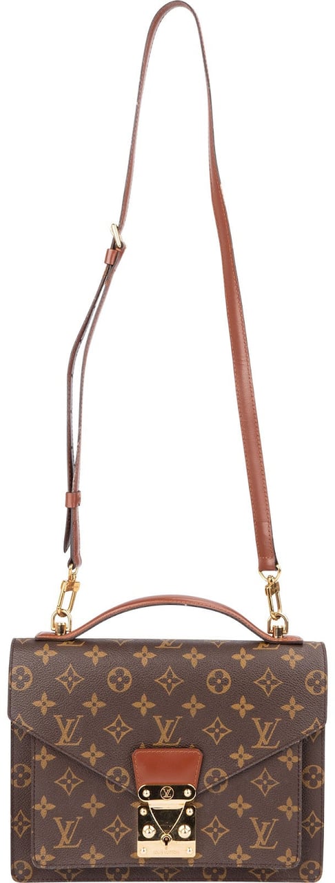 Louis Vuitton Monogram Canvas Monceau Handbag Bruin