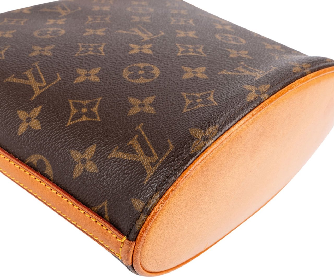 Louis Vuitton Monogram Canvas Drouot Crossbody Bag Bruin