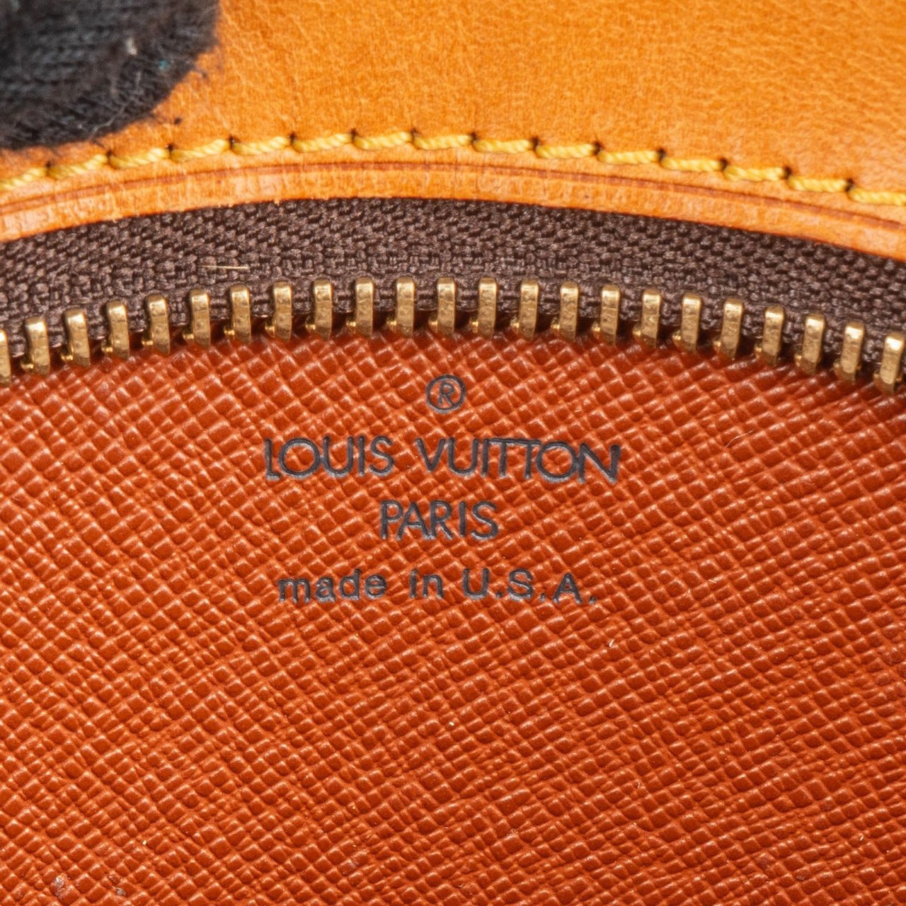 Louis Vuitton Monogram Canvas Drouot Crossbody Bag Bruin