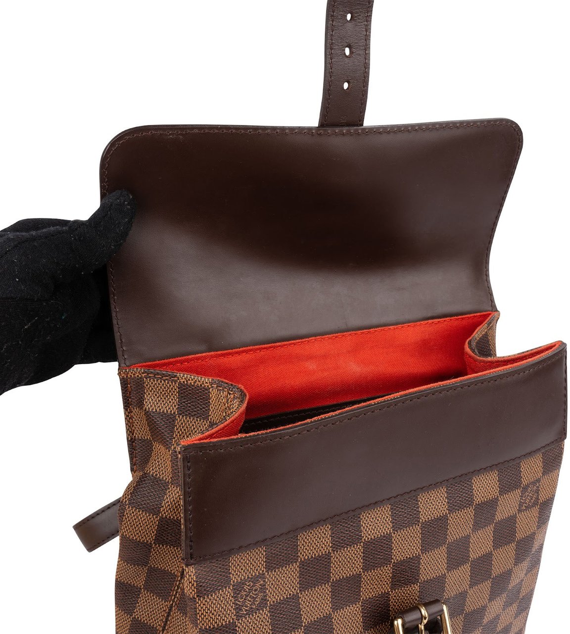 Louis Vuitton Monogram Damier Ebene Soho Centenaire Backpack Bruin