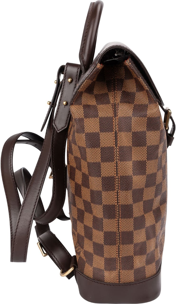 Louis Vuitton Monogram Damier Ebene Soho Centenaire Backpack Bruin
