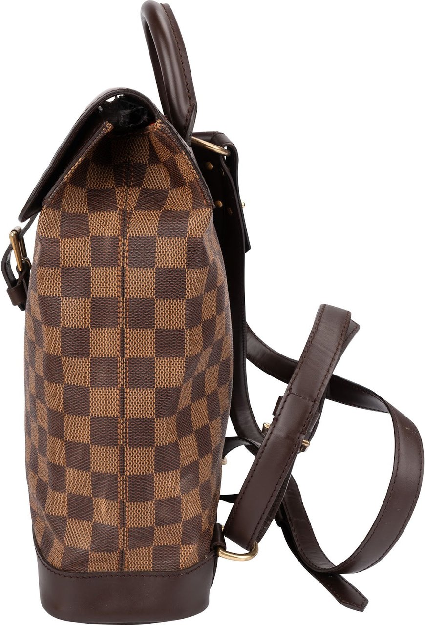 Louis Vuitton Monogram Damier Ebene Soho Centenaire Backpack Bruin